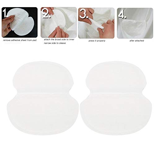 Armpit Pad for Under Breasts, Disposable Underarm Sweat Absorbent Pads Unisex Cotton Armpit Sweat Protector Guard (20PCS) Beauty and Personal Care Ejoyous