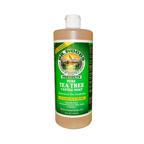 Dr. Woods Naturals Castile Liquid Soap, Tea Tree, 32 FZ (Pack of 8) Beauty & Personal Care Dr. Woods