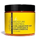 The Hair Diagram - Ashley Marie Moisture Control Curl Cream with Avocado & Sunflower Oil - Natural Ingredients - Anti Frizz Curly Hair Styling Cream Beauty & Personal Care The Hair Diagram