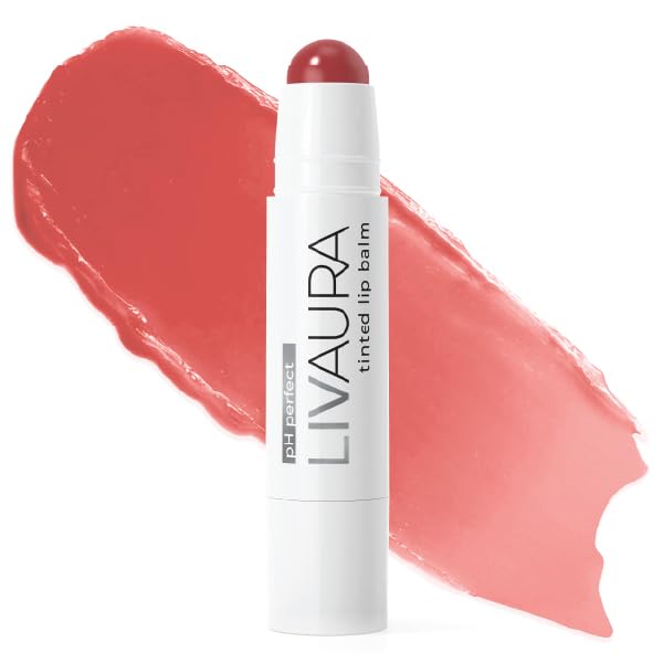 LIVAURA Tinted Lip Balm pH Activated Colored LipBalm, Hydrate, Glossy, Lightweight, Moisturize & Tint with Shea Butter, tinted lip balm for women Beauty and Personal Care LIVAURA