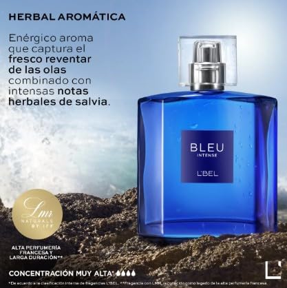 L'bel BLEU INTENSE 100ml - Fragrance for Men Eau de Toilette Beauty & Personal Care L'Bel