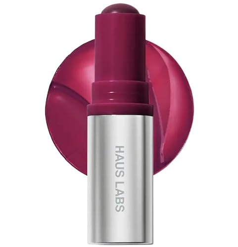 HAUS LABS BY LADY GAGA Color Fuse Lip + Cheek Blush Balm Stick in Glassy Acai & ENTEL Aloe Vera Sheet Masque (BONUS) Beauty & Personal Care HAUS LABS BY LADY GAGA