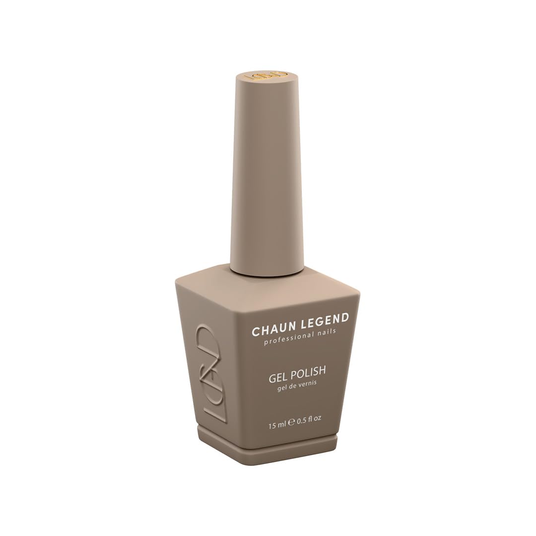Chaun Legend Gel Nail Polish | Rumor Has It LG5193 (soft mocha nude) | Soak Off UV LED Cure Gel Polish High Gloss 15ml
