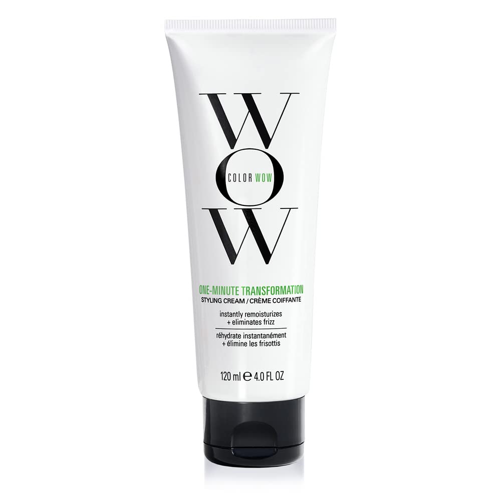 COLOR WOW One Minute Transformation - Instant frizz fix| Nourishing styling cream smooths, tames + defrizzes on the spot, Avocado oil + Omega 3’s Beauty & Personal Care COLOR WOW