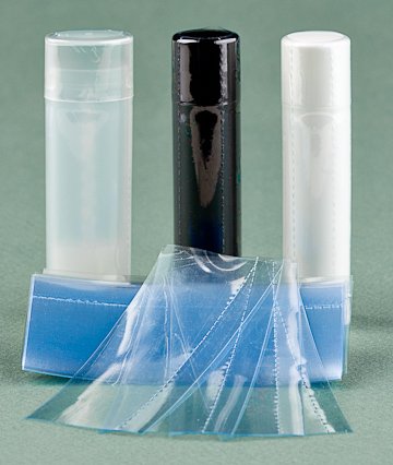 Clear Shrink WRAP Bands for Lip Balm (Chapstick) Tubes - Bundle of 250 Beauty and Personal Care Premium Vials