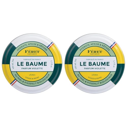 Feret Parfumeur Le Baume Multi-Purpose Balm - Deeply Hydrating Moisturizer for Dry Cracked Skin, Lips & Cuticles - Natural Lip Balm with Shea Butter Beauty and Personal Care Feret Parfumeur