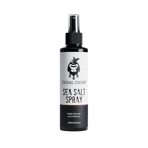 Tribal Chimp Sea Salt Spray for Men 250ml - Sea Salt Hair Spray for Volumizing, Thickening & Texturizing Hair of All Types - Strong Extra Hold Beauty & Personal Care Tribal Chimp