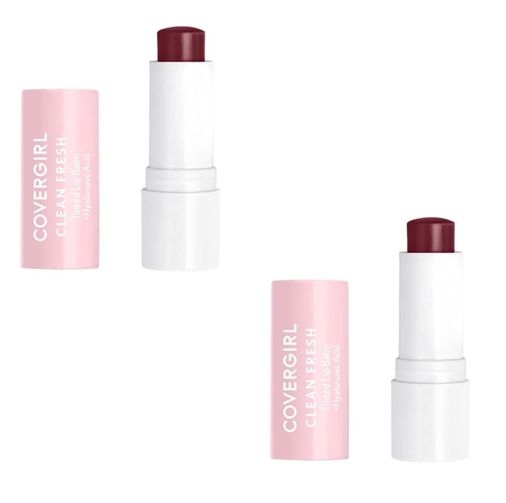 Pack of 2 CoverGirl Clean Fresh Tinted Lip Balm, Bliss you Berry 600 Beauty and Personal Care COVERGIRL