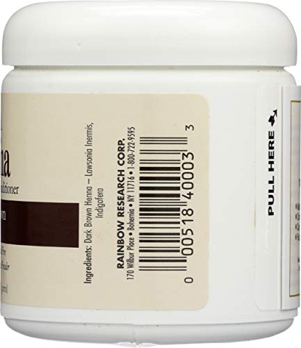Rainbow Research Henna Hair Color and Conditioner, Dark Brown, 4 Ounce Beauty & Personal Care Rainbow Research