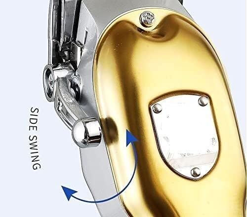 GLESVOWIO Pro Hair Clipper Electric Hair Clipper Oil Head LED LCD high-Power Razor Electric Metal Body Electric Hair Clipper Beauty and Personal Care GLESVOWIO