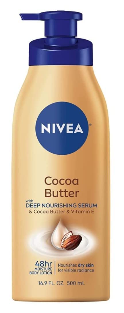 NIVEA Cocoa Butter Body Lotion 16.9 fl. oz. (Pack of 4) Beauty & Personal Care NIVEA