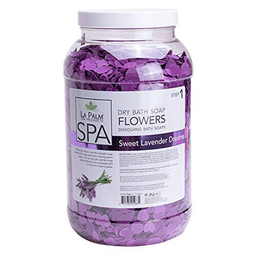 Lapalm | Dry Bath Soap Flowers | Sweet Lavender Dreams | 1 Gallon Beauty & Personal Care La Palm