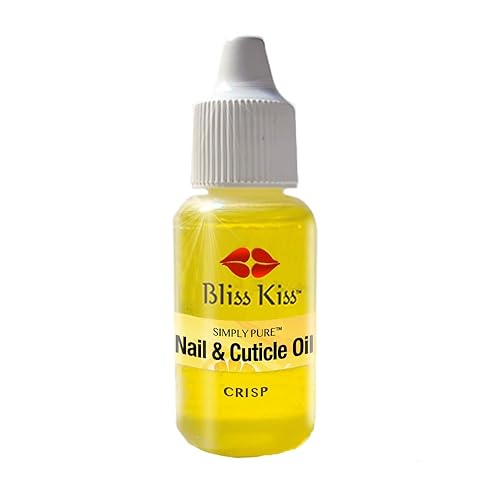 Bliss Kiss | Crisp Fragrance | Nail Oil Cuticle Dropper w/Vitamin E & Jojoba?Nail Strengthener Nail Growth Serum for Brittle Peeling Breaking Thin Beauty & Personal Care Bliss Kiss