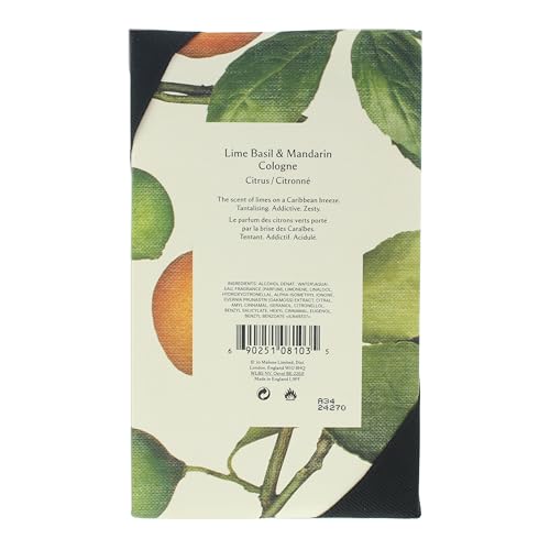 Jo Malone Lime Basil Mandarin for Unisex Cologne Spray, 3.4 Ounce (Pack May Vary) Beauty & Personal Care Jo Malone
