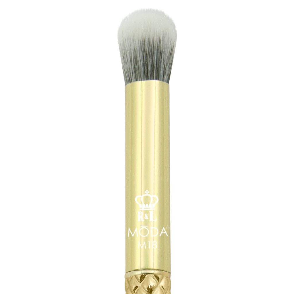 MODA Metallics Super Crease Eyeshadow Brush - Premium Eye Makeup Brush for Crease Definition - Vegan & Cruelty-Free Beauty & Personal Care MODA