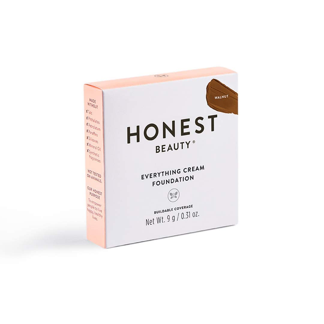 Honest Everything Cream Foundation Compact - Walnut Women Foundation 0.31 oz Beauty & Personal Care Honest Beauty