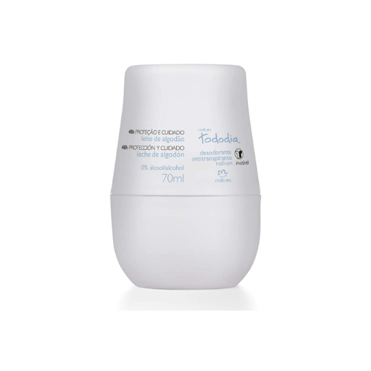 Natura - Linha Todo Dia (Leite de Algodao) - Desodorante Antitranspirante Feminino Roll-On 70 Ml - (Natura - Every Day (Cotton Milk) Collection Beauty and Personal Care natura