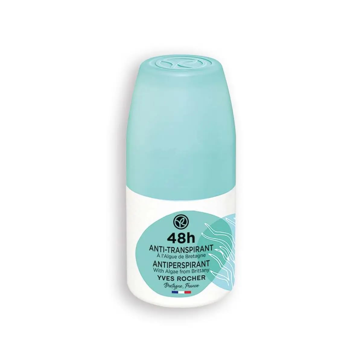 Yves Rocher 48H Antiperspirant Algae from Brittany - Long-Lasting Freshness, No White Marks, Gentle on Skin - 50ml / 1.7flOz Beauty and Personal Care Yves Rocher