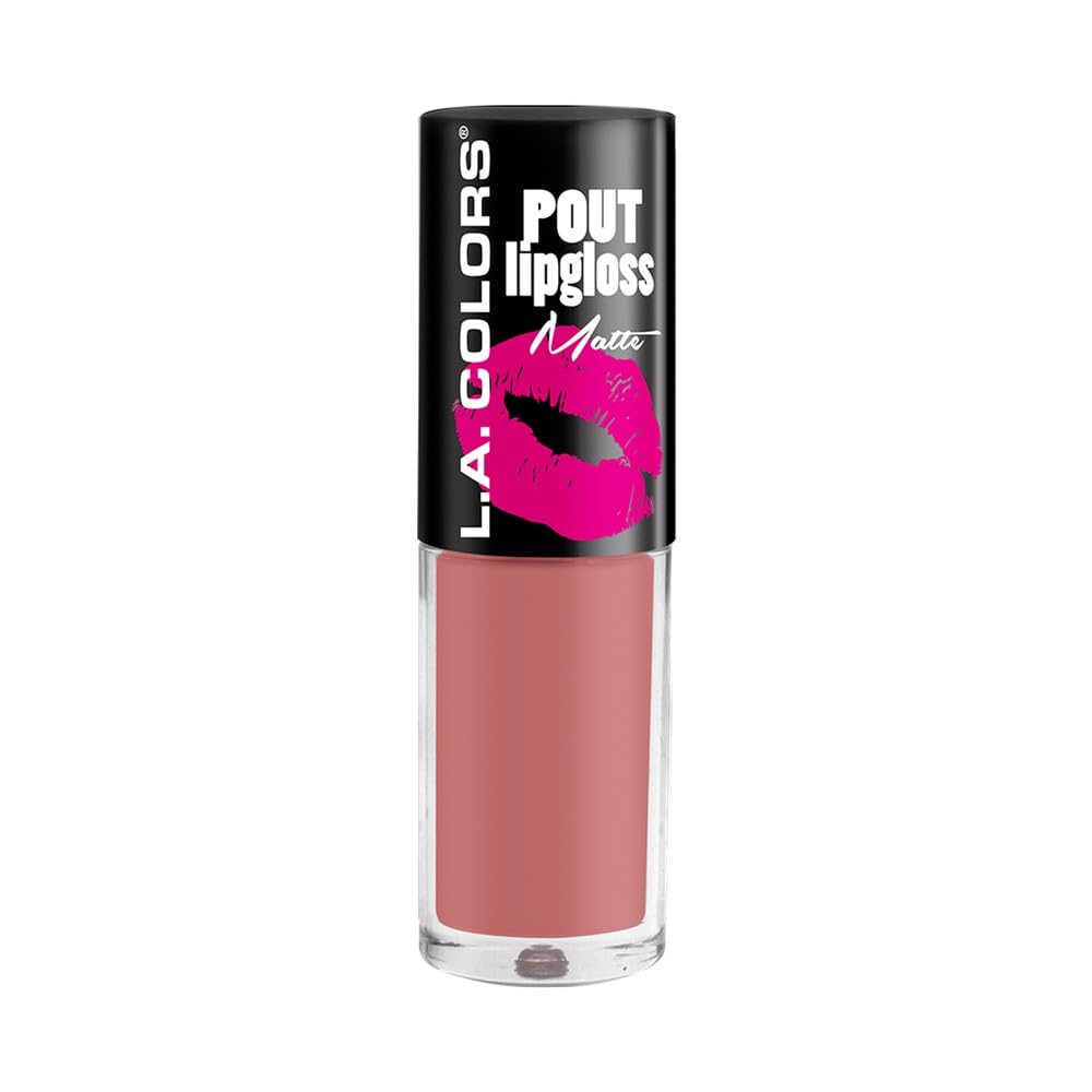 L.A. COLORS Pout Matte Lipgloss, Let's Kiss CLG631 Beauty & Personal Care L.A. COLORS