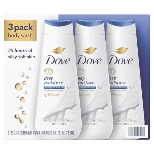 Dove Nourishing Body Wash, Deep Moisture, 23 Fluid Ounce (Pack of 3) Beauty & Personal Care Dove
