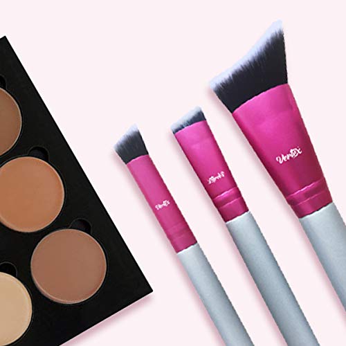 Nose Contour Brush Contouring Makeup Brush Set - Sculpting Blending Real Brush Hair Angled Blush Techniques Dramatic Cheekbones Highlighting Bronzer Beauty & Personal Care Vertex