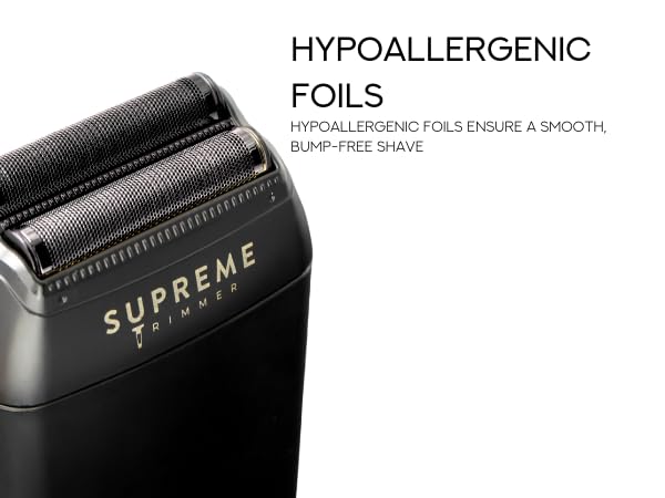 Supreme Trimmer Replacement Foil & Cutter SB63 - Hypoallergenic Foil for Crunch STF602 - Black Beauty and Personal Care Supreme Trimmer