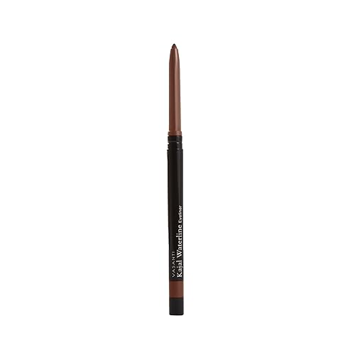 VASANTI Kajal Waterline Eyeliner (Hazel Brown) | Long-Lasting, Blendable Waterline Eye Liner | Smudge-Proof and Water-Resistant Eyeliner Pencil Beauty & Personal Care VASANTI