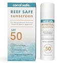 Reef Safe Sunscreen SPF 50 Facestick - Biodegradable, Hawaii & Mexico Approve, Zinc, Vitamin E, Oxybenzone & Octinoxate Free, Water Resistant, Natural Beauty & Personal Care Coral Safe