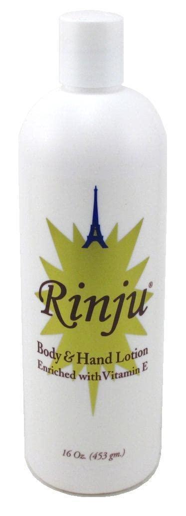 Rinju Body & Hand Lotion 16 Ounce Enriched With Vitamin-E (473ml) (2 Pack) Beauty & Personal Care Rinju