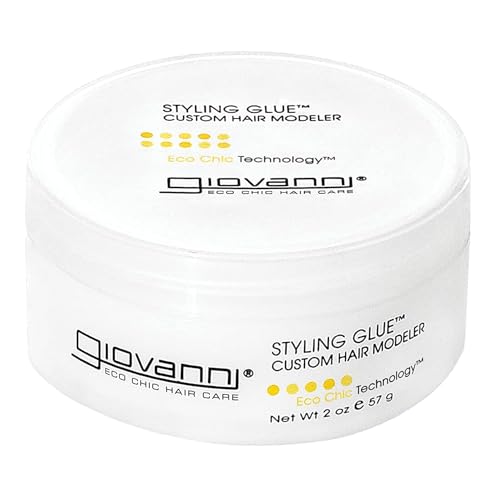 GIOVANNI ECO CHIC Styling Glue Custom Hair Modeler - Styling Glue, Hair Products for Men & Women, Firm Hold, Spike, Sculpt, Shape with our Hair Paste Beauty & Personal Care GIOVANNI
