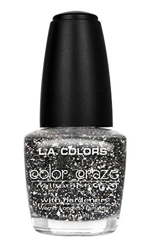 L.A. COLORS Color Craze Nail Polish, Sparkling Diamonds CNP446 Beauty & Personal Care L.A. COLORS