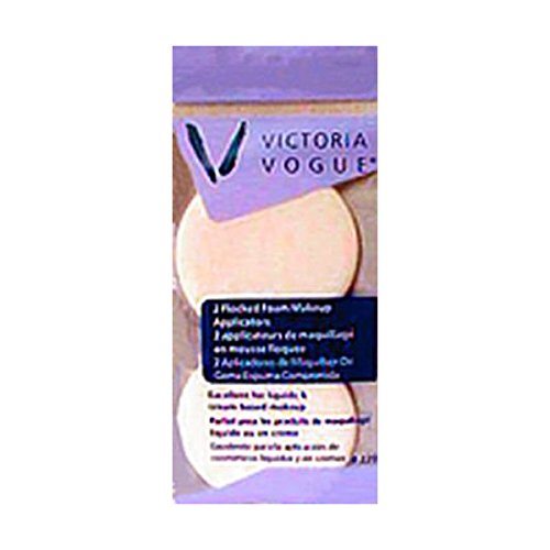 VICTORIA Vogue Double Sided Sponges for Ideal Makeup - 2 Applicators