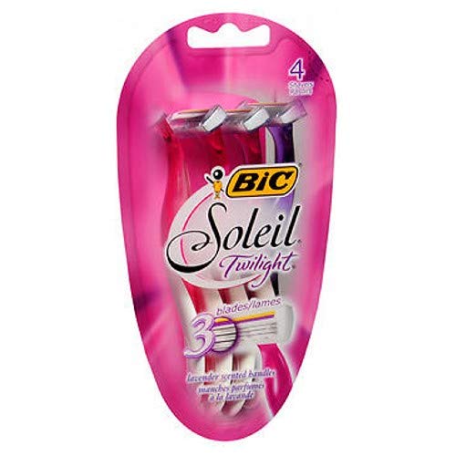 Bic Soleil Twilight Triple Blade Disposable Shavers For Women, 4 each (Pack of 2) Beauty and Personal Care BIC