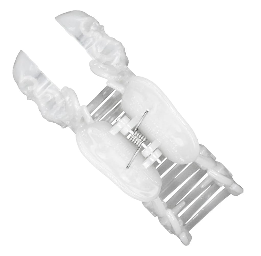 Gothic Skull Skeleton Ribcage Claw Horror Hair Clip (Glow in the Dark)