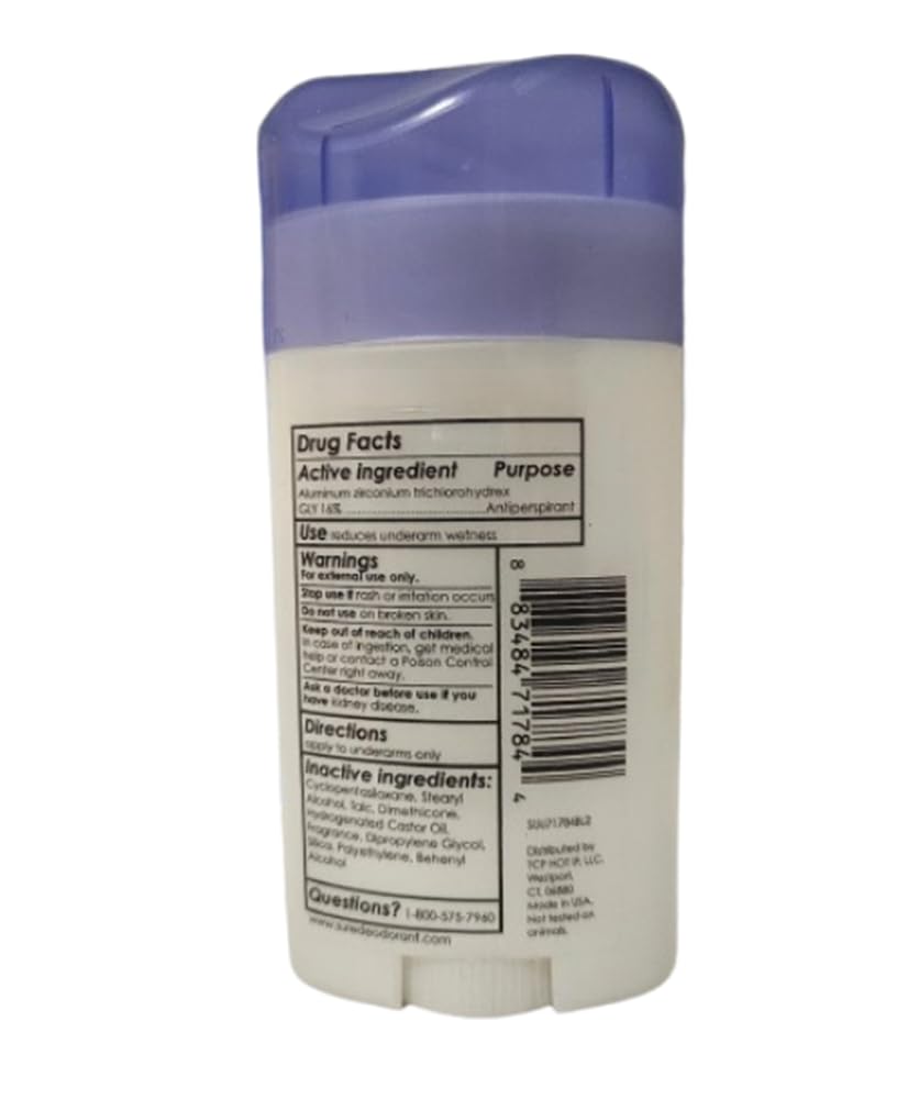 Sure Anti-Perspirant Deodorant Original Solid Regular Scent - 1.7 oz, Pack of 4 Beauty and Personal Care Sure