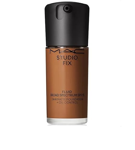 MAC Studio Fix Fluid SPF 15 24HR Matte Foundation + Oil Control, NC58, 1 Ounce Beauty & Personal Care MAC