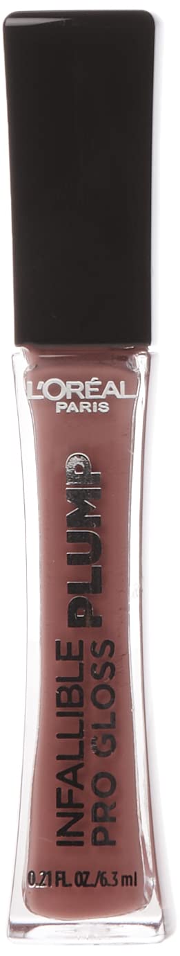L'Oreal Paris Infallible Pro Gloss Plump Lip Gloss with Hyaluronic Acid, Long Lasting Plumping Shine, Lips Look Instantly Fuller and More Plump Beauty & Personal Care L'Oreal Paris
