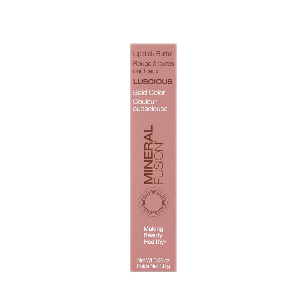 Mineral Fusion Lipstick Butter, Luscious, 0.06 Ounce Beauty & Personal Care Mineral Fusion