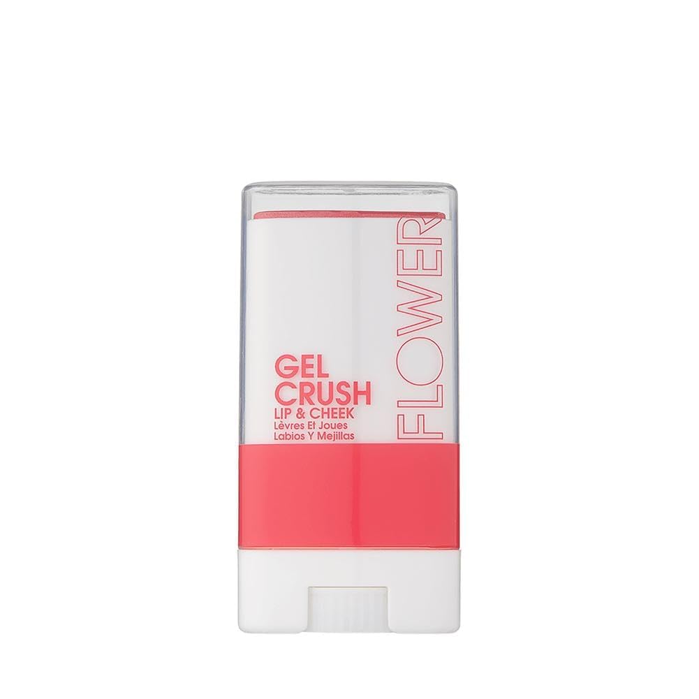 FLOWER Beauty Lip & Cheek Gel Crush | Cream Blush and Lips Tint in One Portable Multistick | Hydrating Burst of Color | Raspberry Crush Beauty & Personal Care FLOWER BEAUTY
