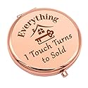 Realtor Gifts for Women Real Estate Agent Gift Compact Makeup Mirror Thank You Gift for Realtor Closing Gifts for Realtors Appreciation Presents Beauty & Personal Care Mwphuy