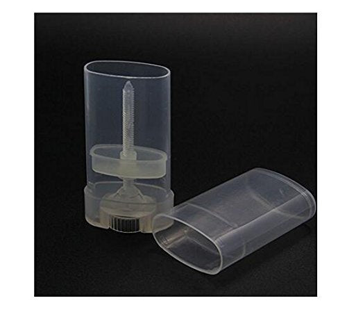 15ML Transparent Empty Plastic Oval Deodorant Containers Lipstick Tubes Tube Bottles For Chapstick Homemade Lip Balm Crayon(10PCS) Beauty & Personal Care TUPWEL