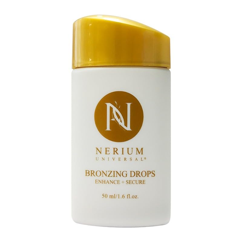 Nerium Glow Bronzing Drops | Clean Beauty Mix-In Bronzer Serum for Face, Fragrance-Free | 50 ml Beauty & Personal Care Nerium Universal