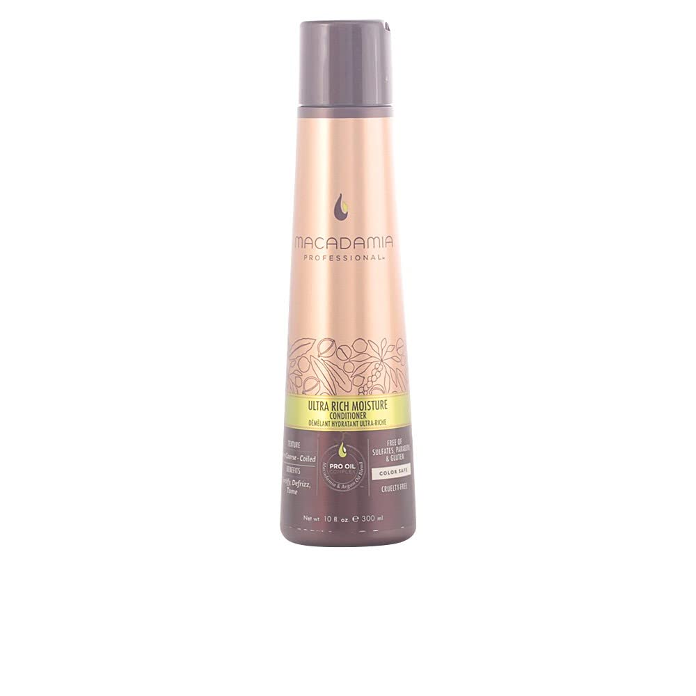 Macadamia Professional Ultra Rich Moisture Conditioner - Deep Hydrating Hair Care, Sulfate & Paraben Free Natural Organic Color-Safe with Pro Oil