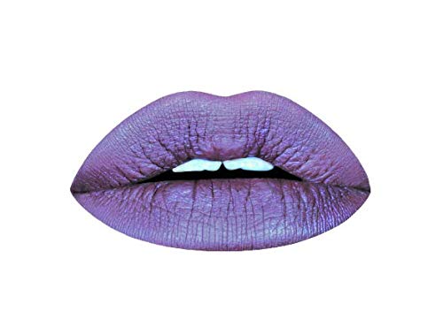 Aromi Violet Plum Metallic Liquid Lipstick | Dark Purple Lip Color with a Shimmery Finish, Vegan, Cruelty-free, Long-Lasting and Smudge Proof Lipstick Beauty & Personal Care Aromi