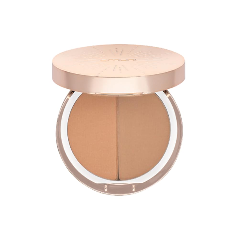 Emani Blush & Bronzer - Natural Mineral Pressed Bronzer for Face - Radiant Skin Blush for Sun Kissed Glow, All Skin Types including Sensitive Skin Beauty & Personal Care Emani
