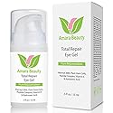 Amara Beauty Eye Cream Gel for Dark Circles and Puffiness with Peptides & Hyaluronic Acid, 0.5 fl. oz. Beauty & Personal Care Amara Beauty