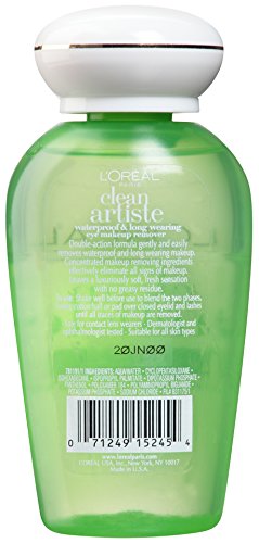L'Oréal Paris Clean Artiste Eye Makeup Remover, Sensitive Eyes, 4 fl. oz.
