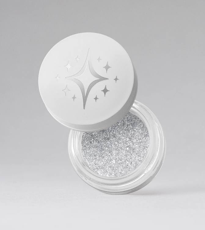 Half Magic GLITTERPUCK Cyber Diamond (Silver) - sparkling pressed glitter for eyes, face and body + Bonus Premium Korean BlueBerry Sheet Masque Beauty & Personal Care Half Magic