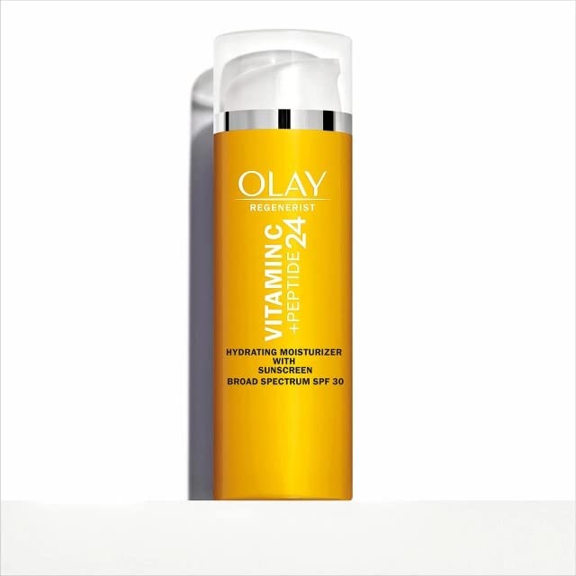 Olay Super Cream with Sunscreen SPF 30, Trial Size, Lightweight Face Moisturizer with Sun Protection, 5-in-1 Skin Care Benefits - Hydrating Beauty & Personal Care Olay