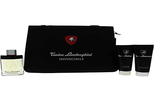 Tonino Lamborghini Invincibile Men 4 Pc Gift Set, I0095360 Beauty & Personal Care Lamborghini